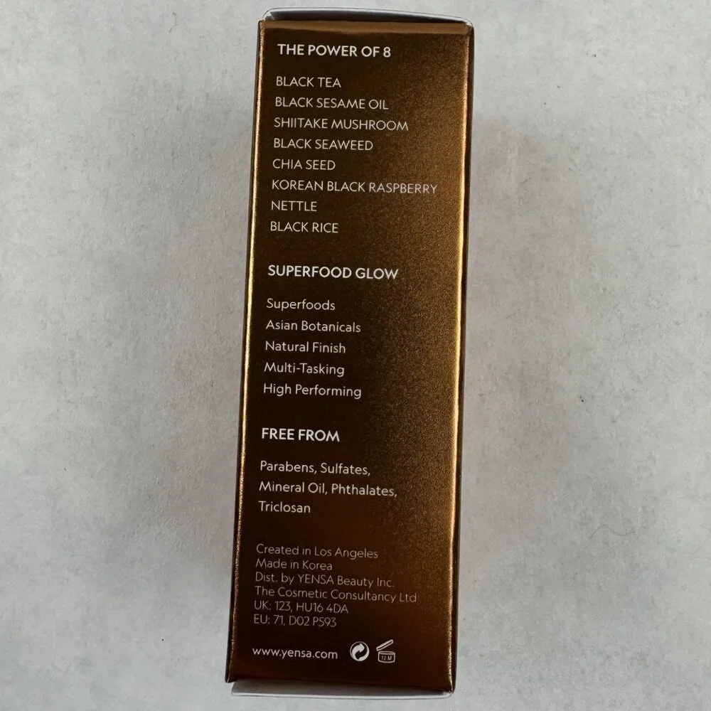 Yensa Super Serum Silk Bronzing Drops 8 SuperBlacks Essence 1 Fl Oz / 30 mL NEW